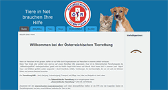 Desktop Screenshot of oesterreichische-tierrettung.at
